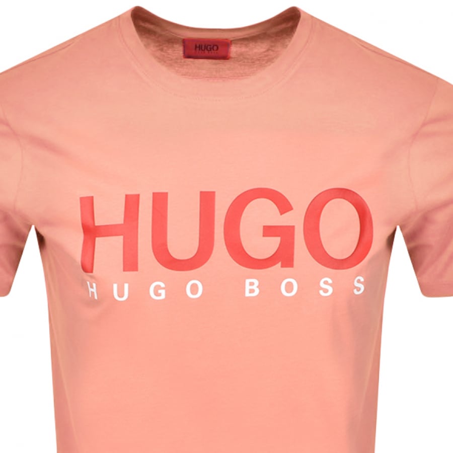 Alternative Image for ProductHUGO Dolive Crew Neck Short Sleeve T Shirt Orange2